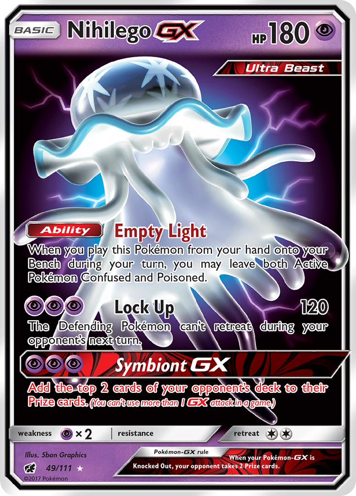 Nihilego GX (49/111) [Sun & Moon: Crimson Invasion] - The Mythic Store | 24h Order Processing