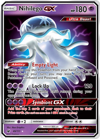 Nihilego GX (49/111) [Sun & Moon: Crimson Invasion] - The Mythic Store | 24h Order Processing