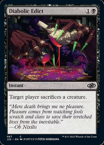 Diabolic Edict [Jumpstart 2022] - The Mythic Store | 24h Order Processing