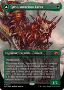Grist, Voracious Larva // Grist, the Plague Swarm (Borderless) (Textured Foil) [Modern Horizons 3] - The Mythic Store | 24h Order Processing