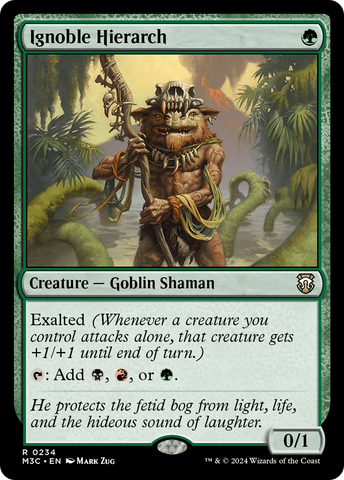Ignoble Hierarch [Modern Horizons 3 Commander] - The Mythic Store | 24h Order Processing