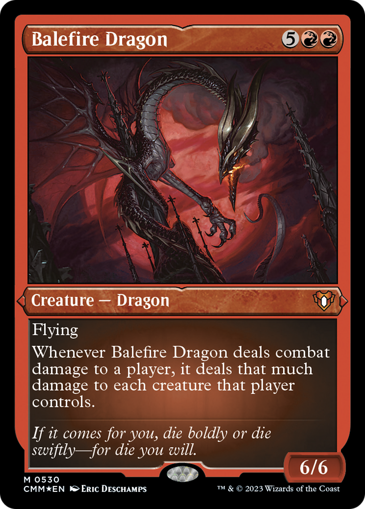 Balefire Dragon (Foil Etched) [Commander Masters] - The Mythic Store | 24h Order Processing