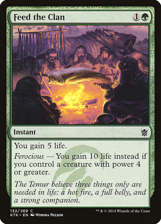 Feed the Clan [Khans of Tarkir] - The Mythic Store | 24h Order Processing