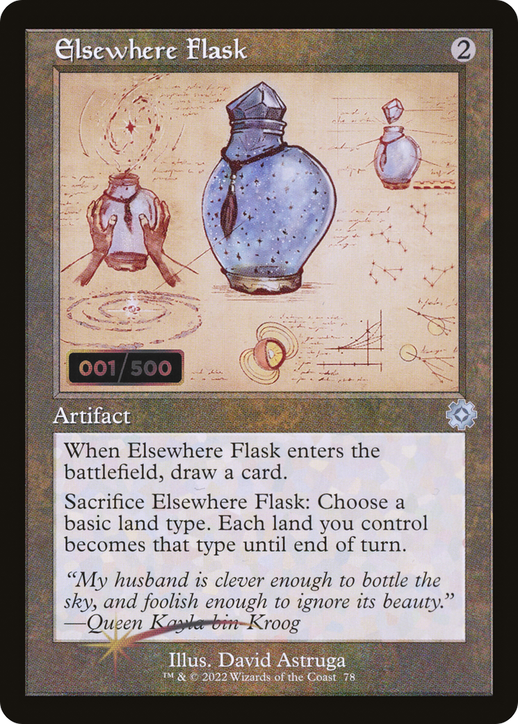 Elsewhere Flask (Retro Schematic) (Serialized) [The Brothers' War Retro Artifacts] - The Mythic Store | 24h Order Processing