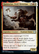 Quintorius, Field Historian [Strixhaven: School of Mages] - The Mythic Store | 24h Order Processing