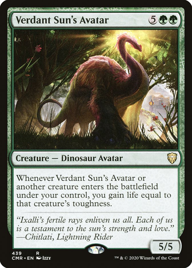 Verdant Sun's Avatar [Commander Legends] - The Mythic Store | 24h Order Processing