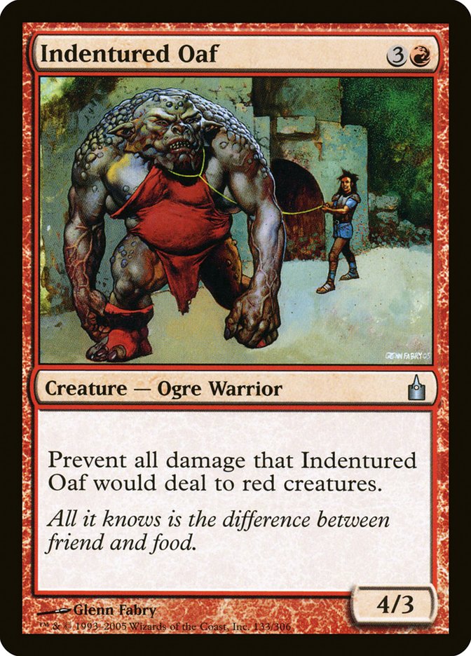 Indentured Oaf [Ravnica: City of Guilds] - The Mythic Store | 24h Order Processing