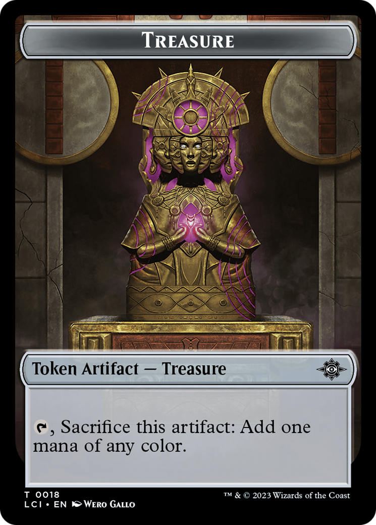 Salamander Warrior // Treasure Double-Sided Token [The Lost Caverns of Ixalan Commander Tokens] - The Mythic Store | 24h Order Processing