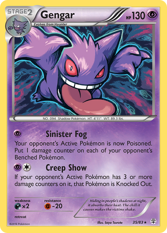 Gengar (35/83) [XY: Generations] - The Mythic Store | 24h Order Processing