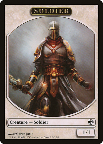 Soldier Token [Scars of Mirrodin Tokens] - The Mythic Store | 24h Order Processing