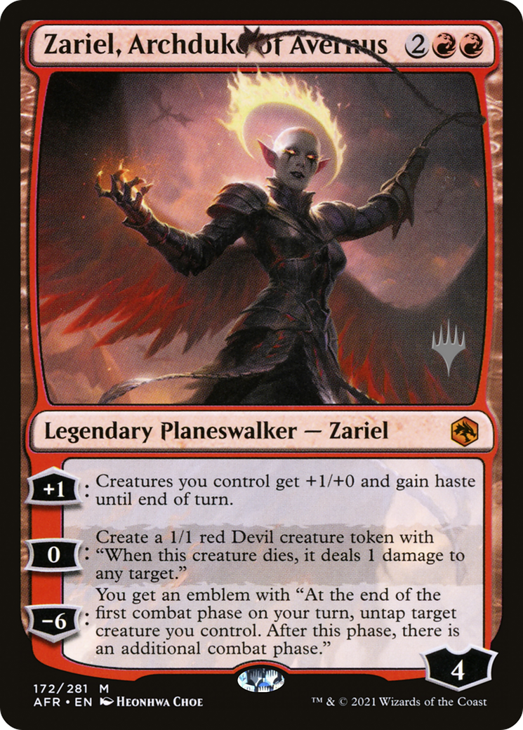 Zariel, Archduke of Avernus (Promo Pack) [Dungeons & Dragons: Adventures in the Forgotten Realms Promos] - The Mythic Store | 24h Order Processing