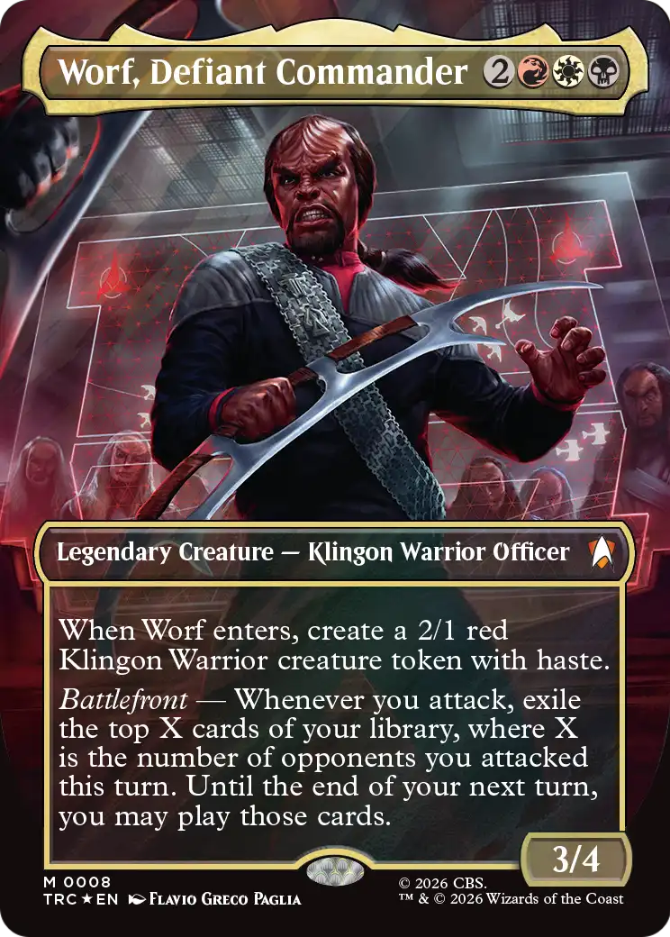 Kang, Suspicious Captain (Extended Art) [Star Trek Commander] - The Mythic Store | 24h Order Processing
