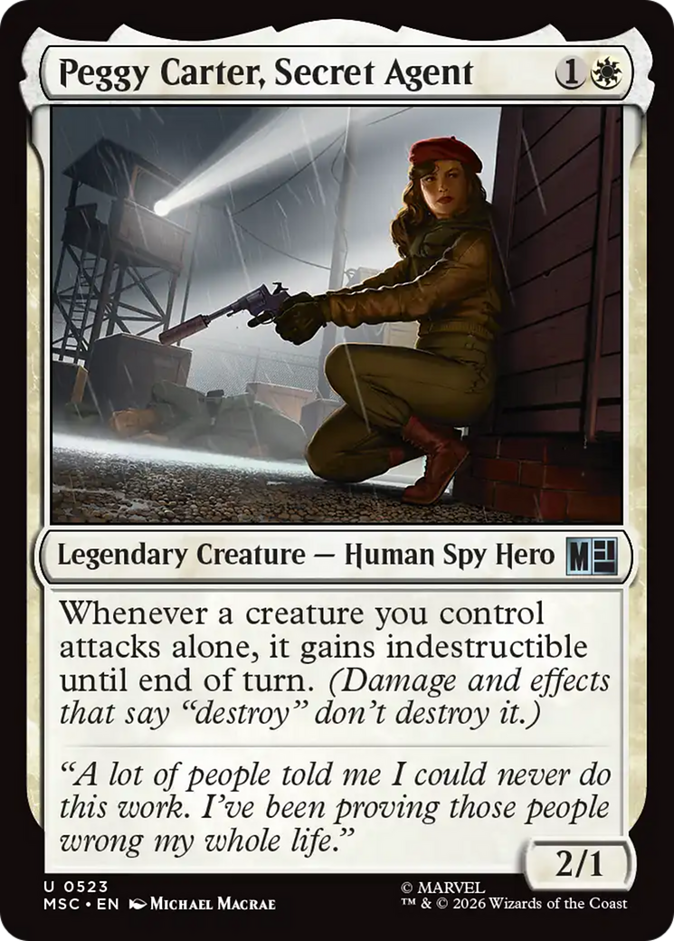 Peggy Carter, Secret Agent [Marvel Super Heroes Commander] - The Mythic Store | 24h Order Processing