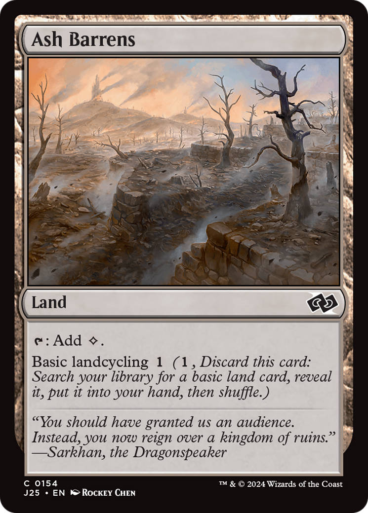 Ash Barrens [Foundations Jumpstart] - The Mythic Store | 24h Order Processing