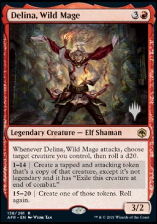 Delina, Wild Mage (Promo Pack) [Dungeons & Dragons: Adventures in the Forgotten Realms Promos] - The Mythic Store | 24h Order Processing