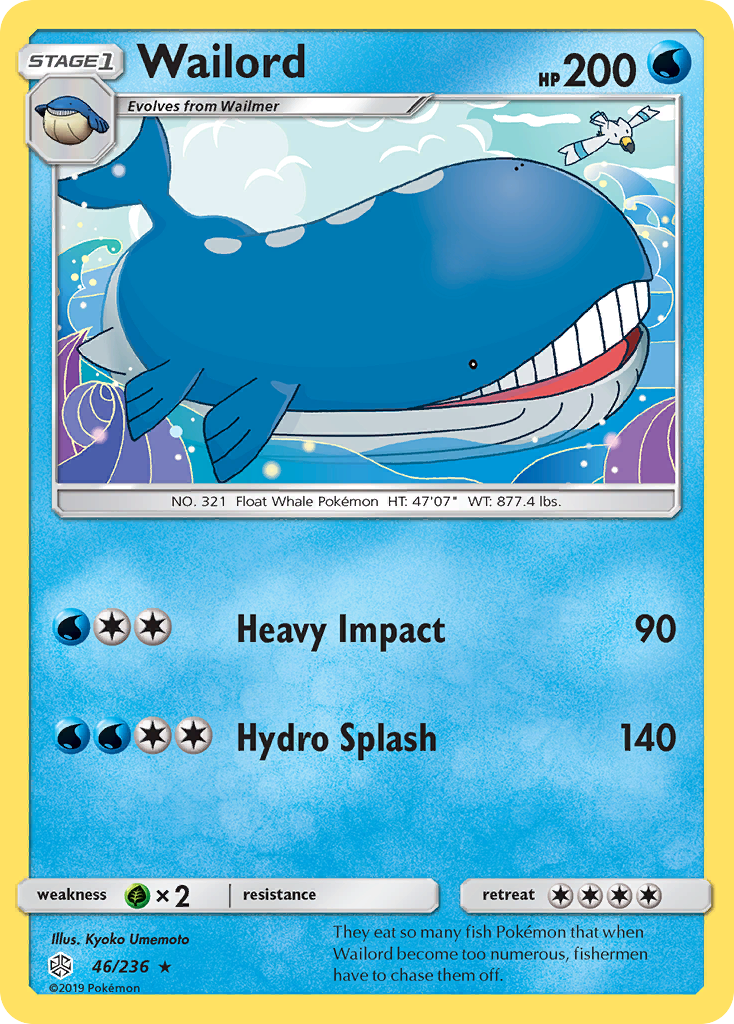 Wailord (46/236) [Sun & Moon: Cosmic Eclipse] - The Mythic Store | 24h Order Processing