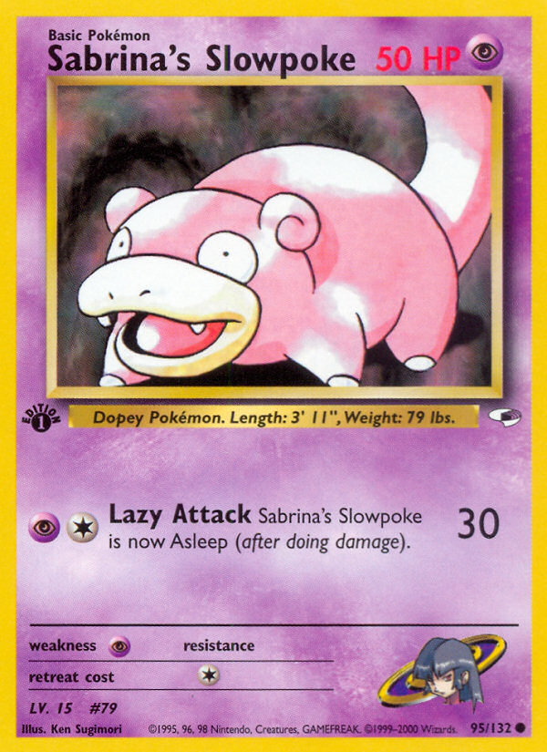 Sabrina's Slowpoke (95/132) [Gym Heroes 1st Edition] - The Mythic Store | 24h Order Processing