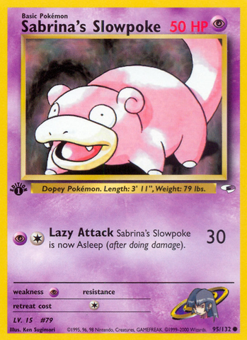 Sabrina's Slowpoke (95/132) [Gym Heroes 1st Edition] - The Mythic Store | 24h Order Processing
