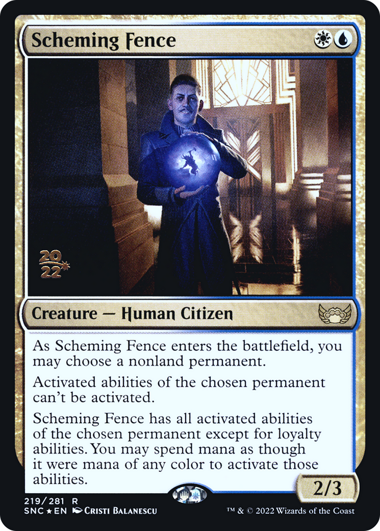 Scheming Fence [Streets of New Capenna Prerelease Promos] - The Mythic Store | 24h Order Processing