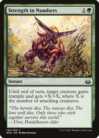 Strength in Numbers [Modern Masters 2017] - The Mythic Store | 24h Order Processing