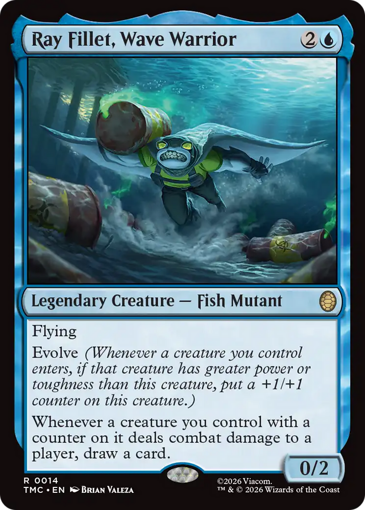 Ray Fillet, Wave Warrior [Teenage Mutant Ninja Turtles Commander] - The Mythic Store | 24h Order Processing