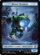Hero (0007) // Robot Warrior (0012) Double-Sided Token [FINAL FANTASY Tokens] - The Mythic Store | 24h Order Processing