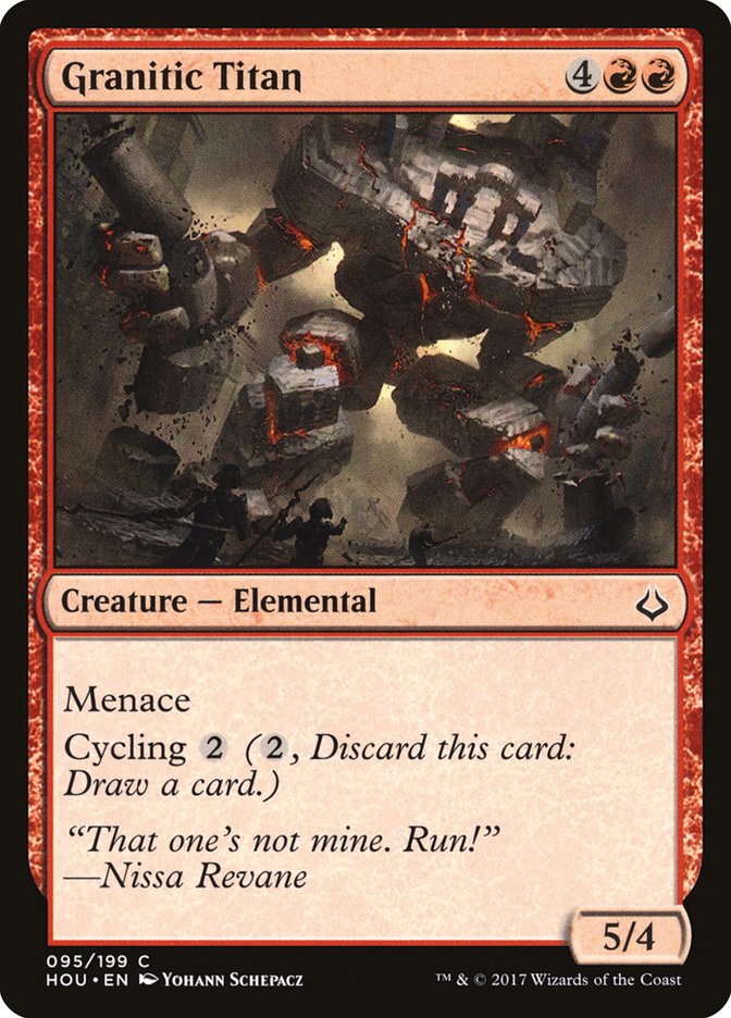 Granitic Titan [Hour of Devastation] - The Mythic Store | 24h Order Processing