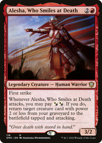Alesha, Who Smiles at Death [Dominaria United Commander] - The Mythic Store | 24h Order Processing