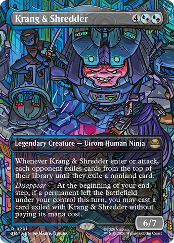 Krang & Shredder (Borderless) [Teenage Mutant Ninja Turtles] - The Mythic Store | 24h Order Processing