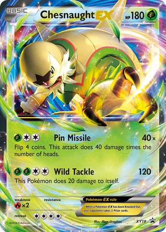 Chesnaught EX (XY18) [XY: Black Star Promos] - The Mythic Store | 24h Order Processing