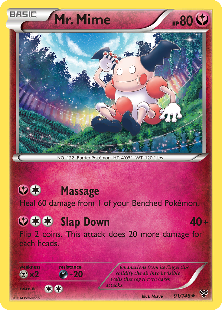 Mr. Mime (91/146) [XY: Base Set] - The Mythic Store | 24h Order Processing