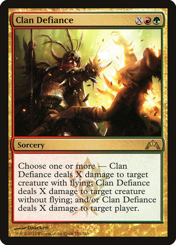 Clan Defiance [Gatecrash] - The Mythic Store | 24h Order Processing