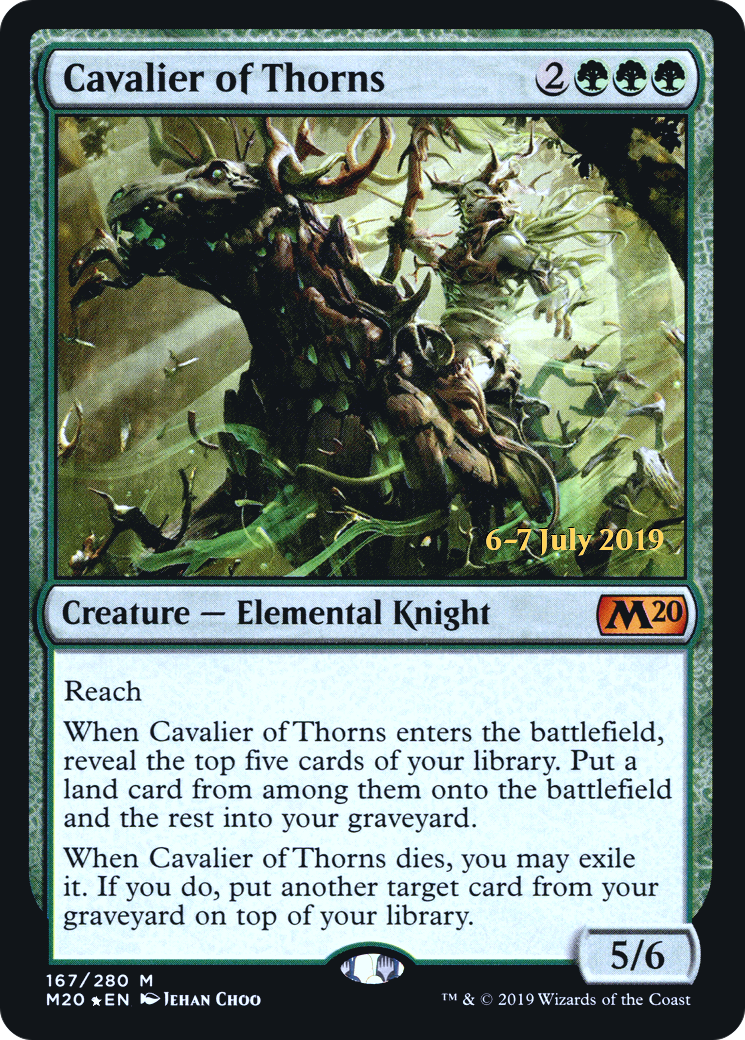 Cavalier of Thorns [Core Set 2020 Prerelease Promos] - The Mythic Store | 24h Order Processing