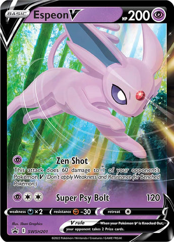 Espeon V (SWSH201) [Sword & Shield: Black Star Promos] - The Mythic Store | 24h Order Processing