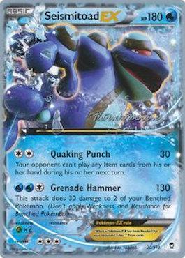 Seismitoad EX (20/111) (Punches 'n' Bites - Patrick Martinez) [World Championships 2015] - The Mythic Store | 24h Order Processing