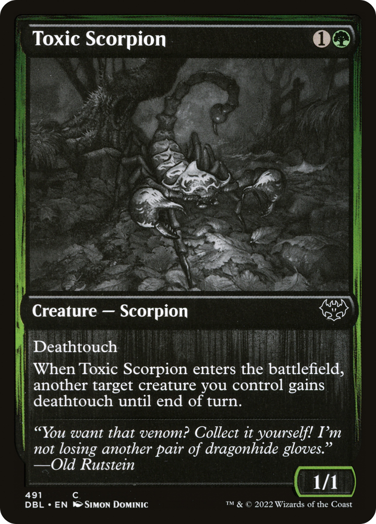 Toxic Scorpion [Innistrad: Double Feature] - The Mythic Store | 24h Order Processing