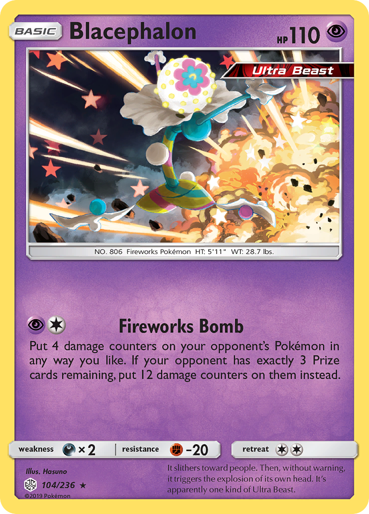 Blacephalon (104/236) [Sun & Moon: Cosmic Eclipse] - The Mythic Store | 24h Order Processing