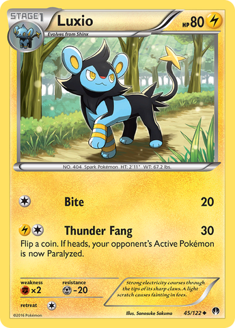 Luxio (45/122) [XY: BREAKpoint] - The Mythic Store | 24h Order Processing