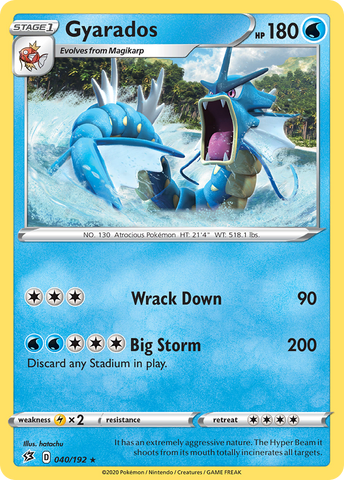 Gyarados (040/192) [Sword & Shield: Rebel Clash] - The Mythic Store | 24h Order Processing