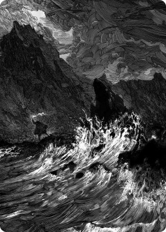 Island Art Card [Innistrad: Midnight Hunt Art Series] - The Mythic Store | 24h Order Processing