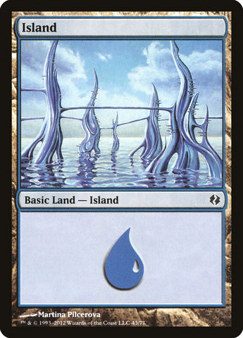 Island (43) [Duel Decks: Venser vs. Koth] - The Mythic Store | 24h Order Processing