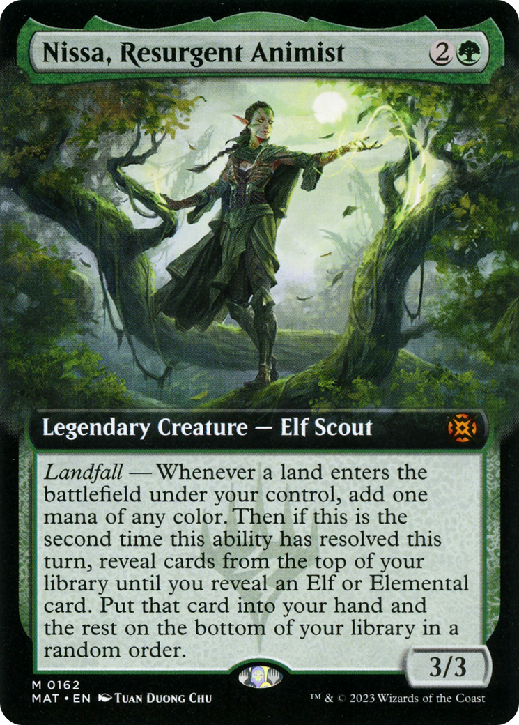 Nissa, Resurgent Animist (Extended Art) [March of the Machine: The Aftermath] - The Mythic Store | 24h Order Processing