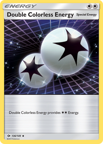 Double Colorless Energy (136/149) [Sun & Moon: Base Set] - The Mythic Store | 24h Order Processing