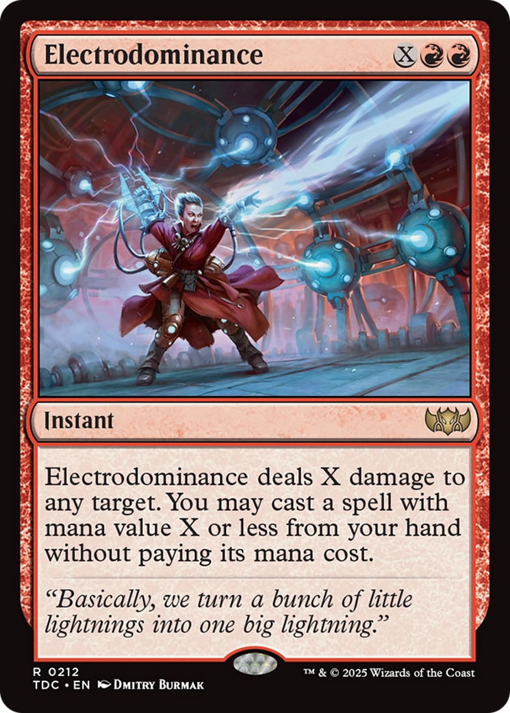 Electrodominance [Tarkir: Dragonstorm Commander] - The Mythic Store | 24h Order Processing