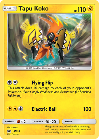 Tapu Koko (SM30) [Sun & Moon: Black Star Promos] - The Mythic Store | 24h Order Processing