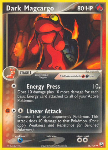 Dark Magcargo (38/109) [EX: Team Rocket Returns] - The Mythic Store | 24h Order Processing