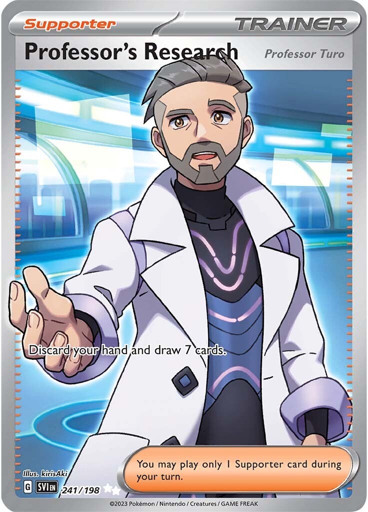 Professor's Research (Professor Turo) (241/198) [Scarlet & Violet: Base Set] - The Mythic Store | 24h Order Processing