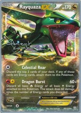 Rayquaza EX (85/124) (Anguille Sous Roche - Clement Lamberton) [World Championships 2013] - The Mythic Store | 24h Order Processing