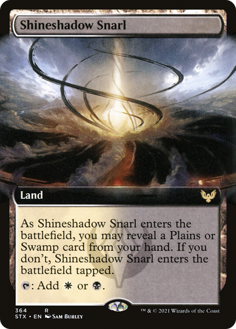 Shineshadow Snarl (Extended Art) [Strixhaven: School of Mages] - The Mythic Store | 24h Order Processing