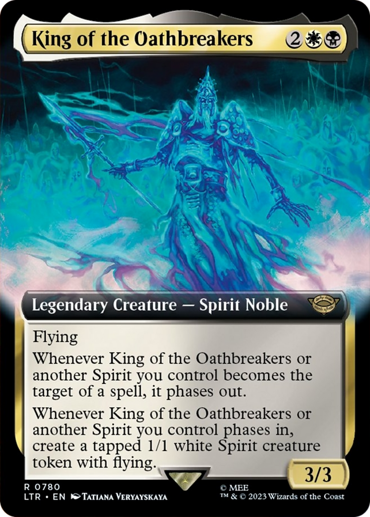 King of the Oathbreakers (Extended Art) (Surge Foil) [The Lord of the Rings: Tales of Middle-Earth] - The Mythic Store | 24h Order Processing